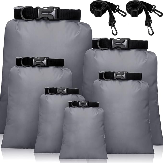 Shappy 6/12 Pcs Waterproof Dry Bags, Lightweight Outdoor Waterproof Dry Stuff by Shappy