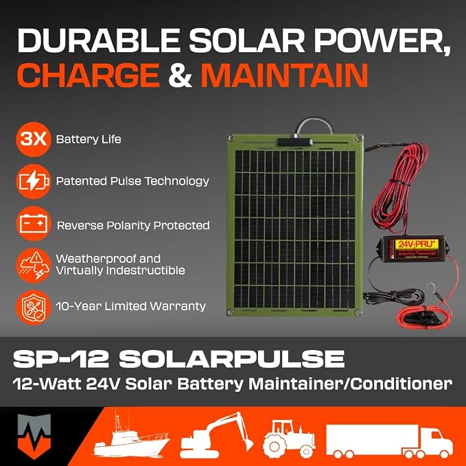 PulseTech SP-12-12-Watt 24 Volt Solar Pulse Battery Charge - Image 3