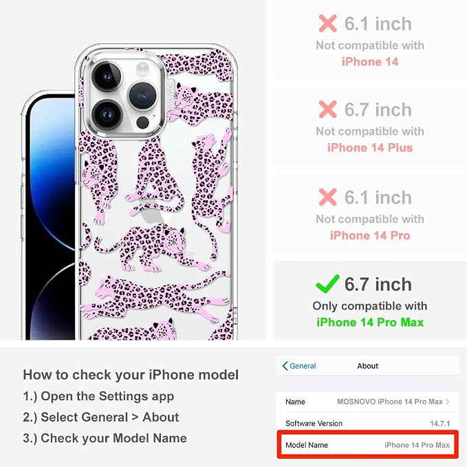 MOSNOVO Case for iPhone 14 Pro Max - Image 2