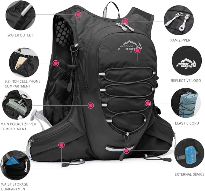 IX INOXTO Running Hydration Vest - Image 3