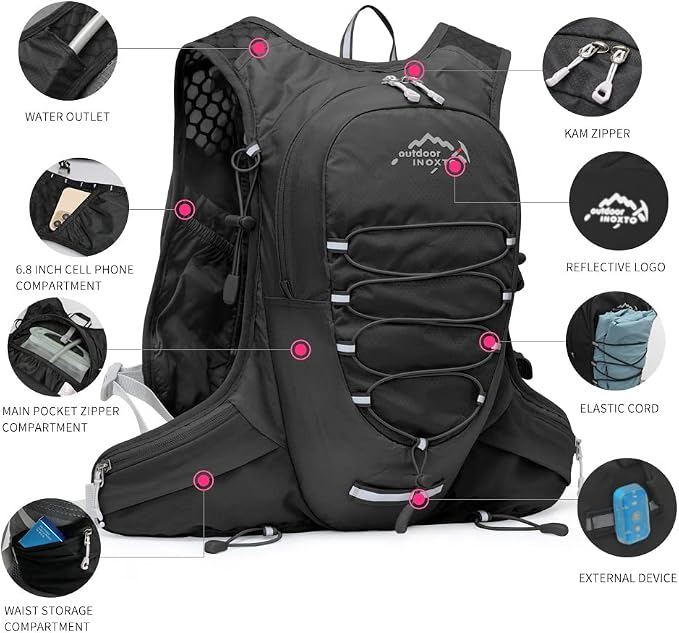IX INOXTO Running Hydration Vest - Image 3