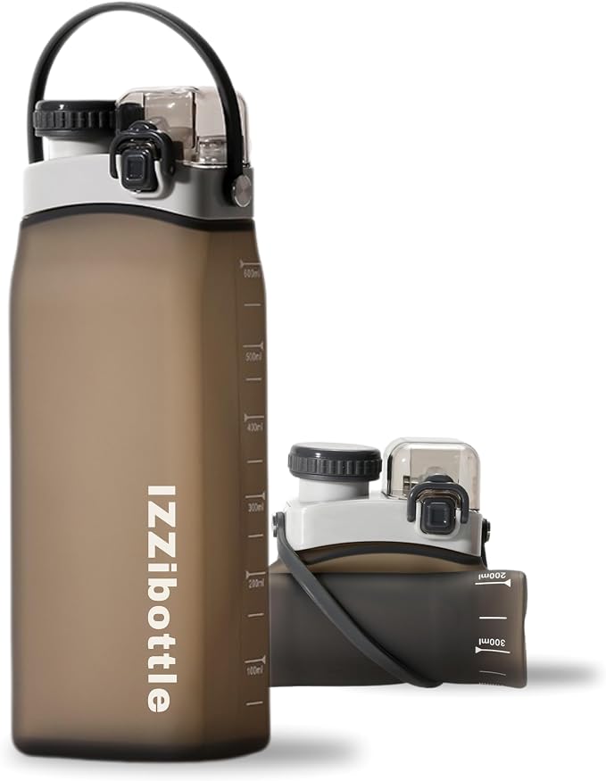 Collapsible Lightweight Silicone Water Bottle | BPA Free, Eco-Friendly by Unknown