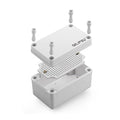 QILIPSU Junction Box with Mounting Plate 110x80x70mm, ABS Plastic DIY by QILIPSU