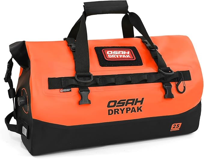 OSAH DRYPAK Waterproof Duffel Bag 25L/40L/60L – Heavy-Duty Motorcycle Tail Bag by OSAHDRYPAK
