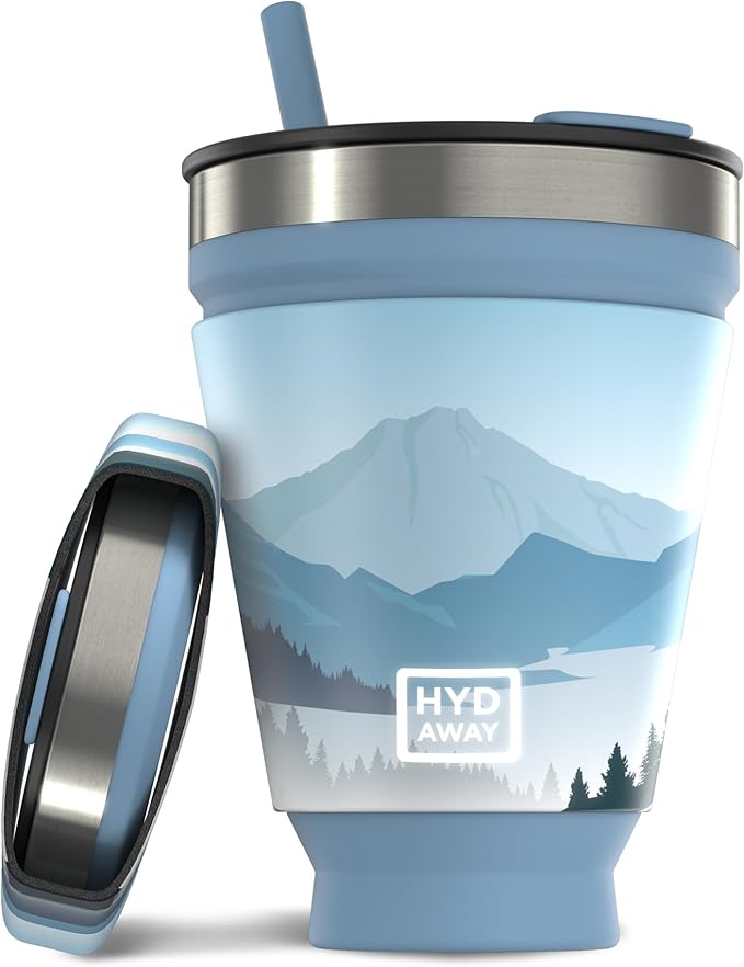 HYDAWAY 16oz Collapsible Tumbler by HYDAWAY
