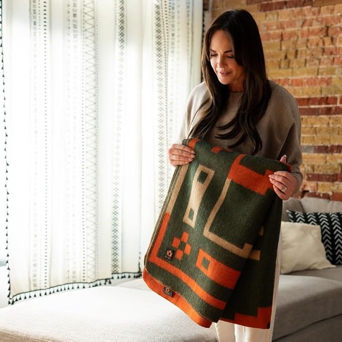 Arcturus Rainier Wool Blanket, Washable Wool Blanket - Image 6