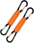 Paracord Braided Carabiner Keychain Lanyard Strap, Hanger Stroller Hook w/2 by REHTAEL