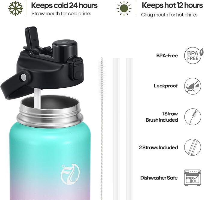 64oz Half Gallon Insulated Water Bottle - Image 5