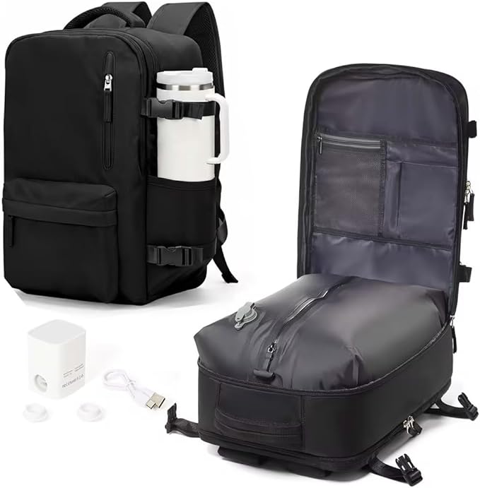 WONHOX Large Travel Backpack Carry on Flight Approved Laptop Work Business by WONHOX