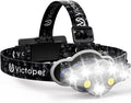 Victoper Rechargeable Headlamp, 8 LED High Lumen Bright Head Lamp by Victoper