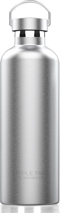 Triple Tree 34OZ Vacuum Insulated Stainless Steel Water Bottle, Double Wall by TRIPLETREE