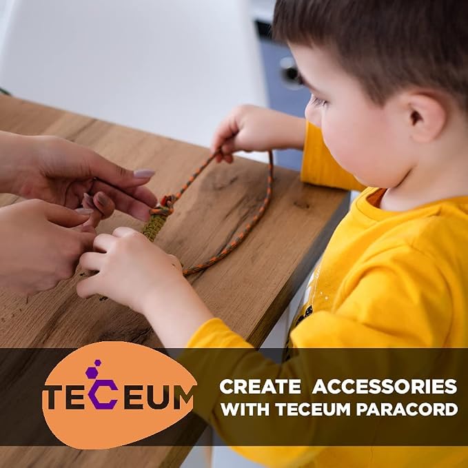 TECEUM 5/32" Paracord Rope 1000 – 1000ft / 200ft / 100ft / 50ft – Tactical - Image 7