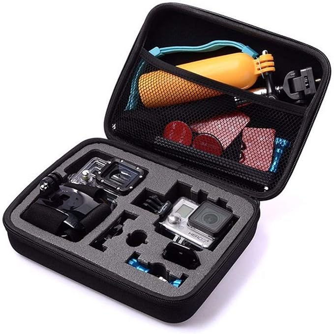 TEKCAM Action Camera Carrying Case Protective Storage Bag Compatible by TEKCAM