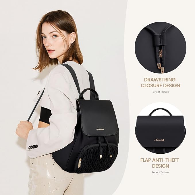 LOVEVOOK Mini Backpack for Women, Small Backpack Purse for Travel Work Cute - Image 7