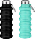 Collapsible Water Bottles, 16oz Portable Reusable Silicone Water Bottle by Unknown
