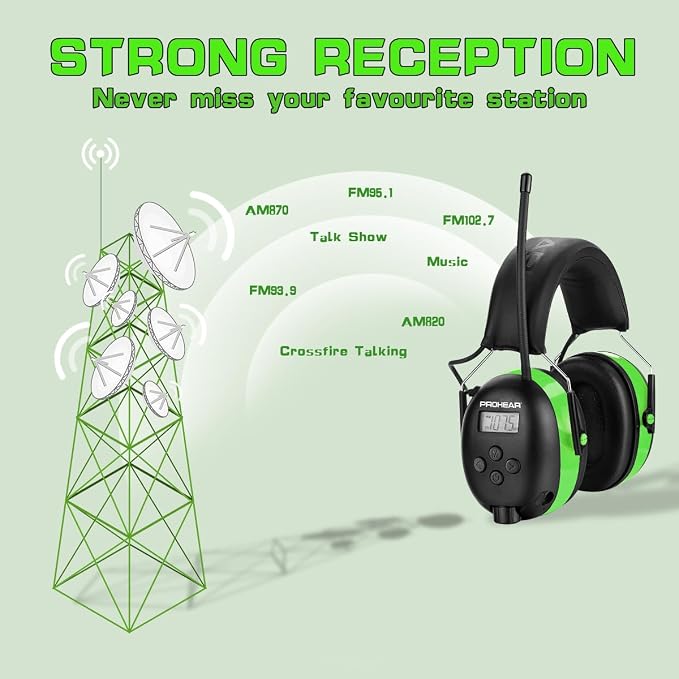 PROHEAR 027 AM FM Radio Headphones - Image 2