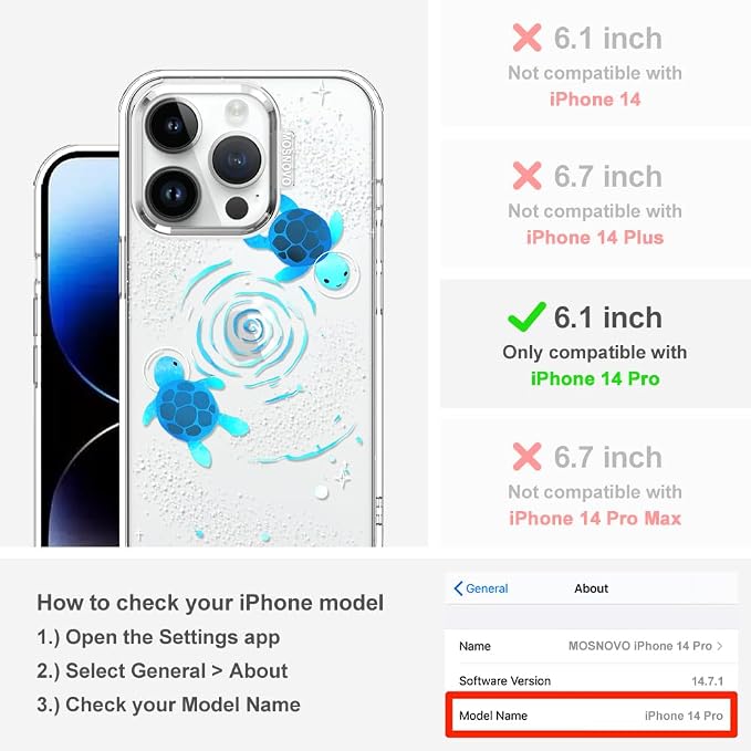 MOSNOVO Case for iPhone 14 Pro - Image 2