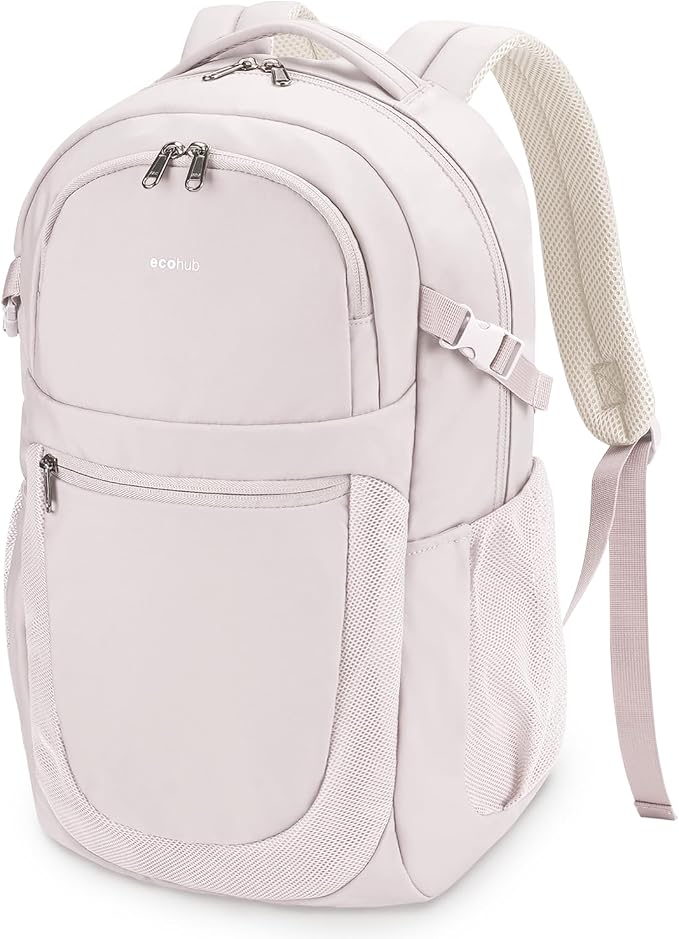 ECOHUB Travel Backpack for Women, 17.3 inch Suspended Laptop Backpack, Fashion by ECOHUB