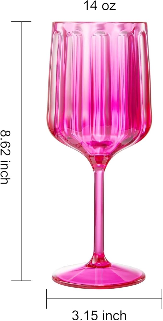 Khen Acrylic Lucia Stemmed Goblets - Image 9