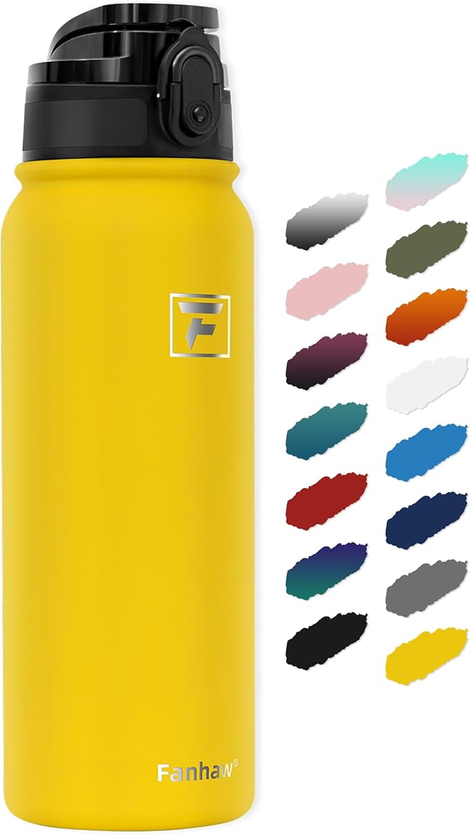 Fanhaw 20 oz Insulated Stainless Steel Water Bottle by FANHAW