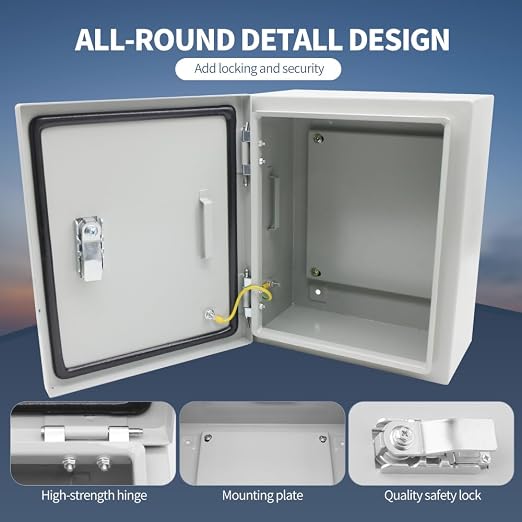Steel Electrical Junction Box, 12 * 10 * 6 in Waterproof & Dustproof Electrical - Image 3