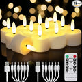 Homemory Flameless Rechargeable Tea Lights by Homemory