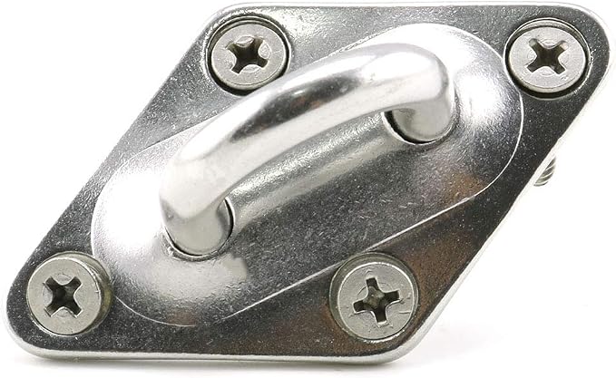 heyous 2 Set M8 Suspension Ceiling Wall Mount U Hook Anchor Hanger Stainless - Image 5