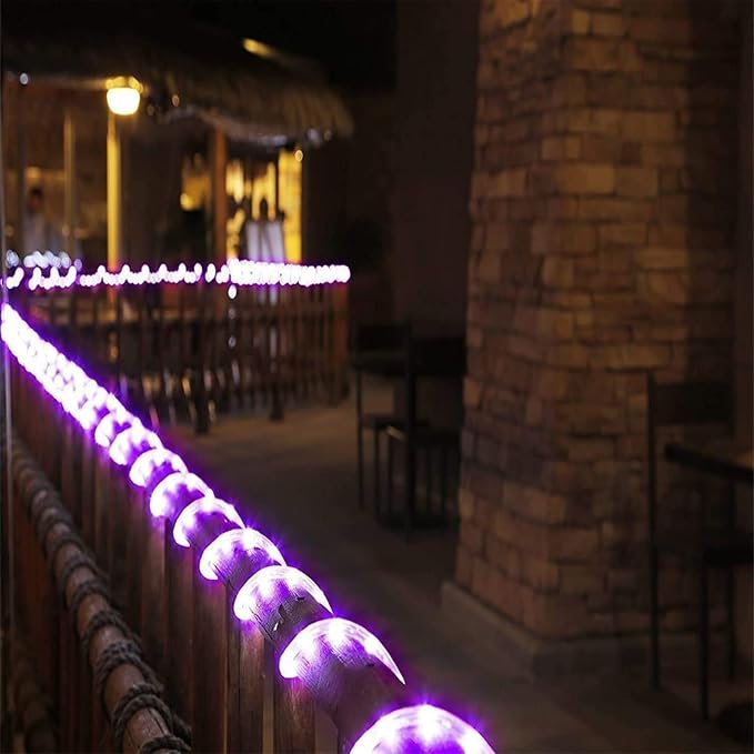 50ft 360 LED Rope Lights Outdoor, Connectable and Flexible Tube Lights - Image 6