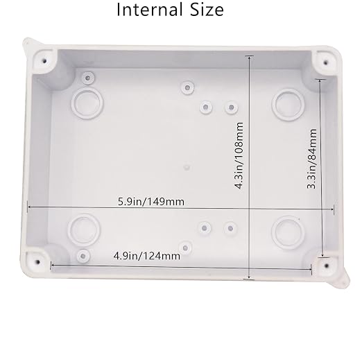 Junction Box Dustproof Waterproof IP65 ABS Plastic Electrical Boxes, Indoor & - Image 5