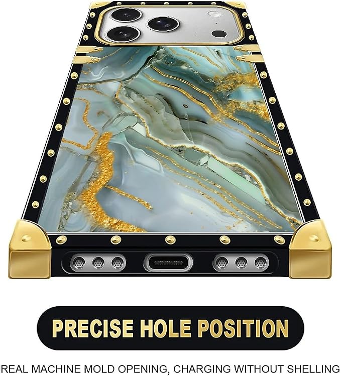for iPhone 17 Pro Max Case Luxury Golden Decoration - Image 5