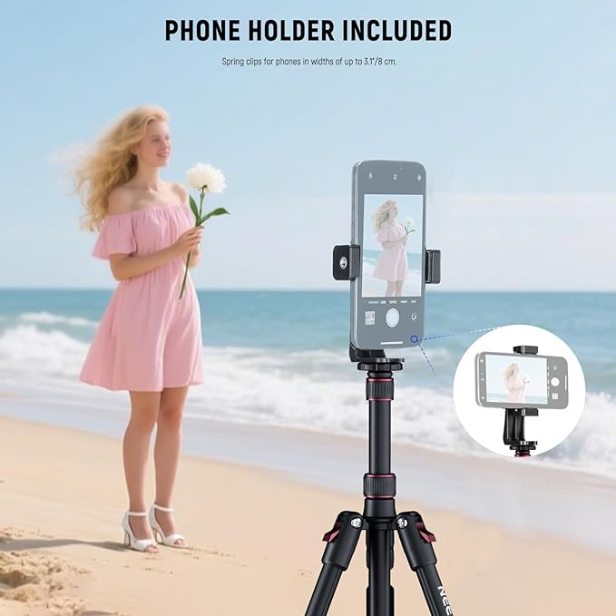 NEEWER Basics TP15 Camera Tripod Monopod, Ball Head Not Included - Image 5