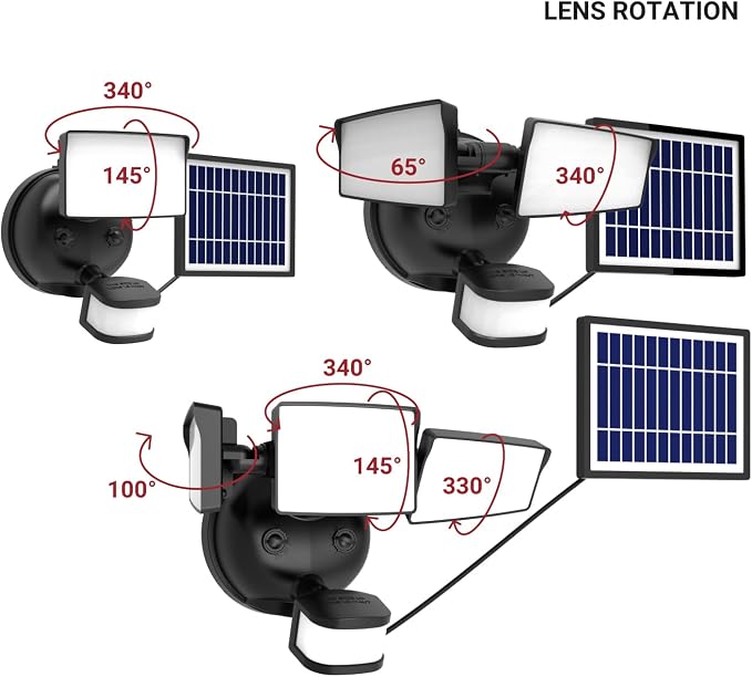 HALO Next Gen Solar-Powered LED Security Floodlight, 1 Head w/Motion Sensing - Image 5