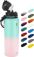 Fanhaw 40 oz Insulated Stainless Steel Water Bottle by FANHAW