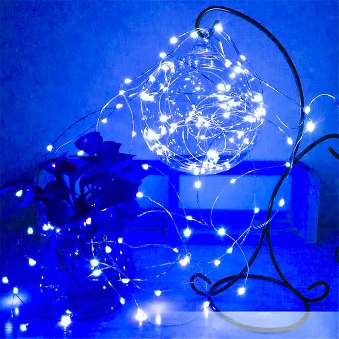 4-Pack 50 LED Christmas Fairy Lights Battery Operated - Image 4