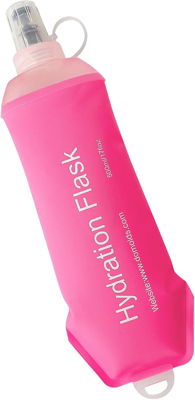 WILDREEDS 500ml Soft Flask, TPU Collapsible Soft Water Bottle by WILDREEDS
