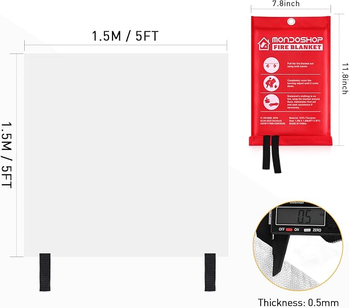 Mondoshop Fire Blanket Emergency - Image 3