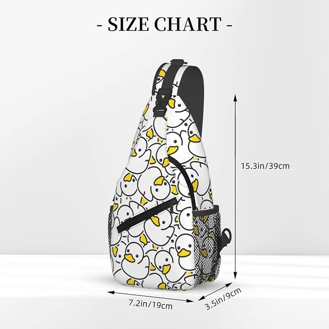 Cute Duck Sling Bag For Women Men Fashion Duck Backpack Crossbody Shoulder Bag - Image 3