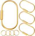 CMVFYL Gold Brass Key Rings, Purse Bag Charms by CMVFYL