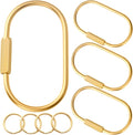 CMVFYL Gold Brass Key Rings, Purse Bag Charms by CMVFYL