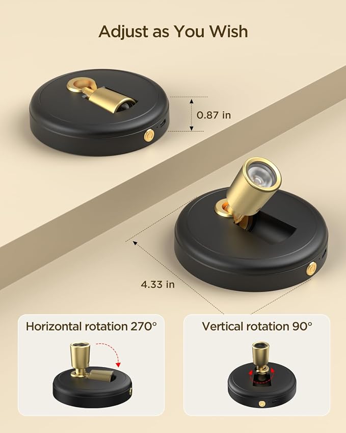 Spot Lights Indoor Led Spotlight: Rechargeable Battery Wireless Up Lights Indoor - Image 8