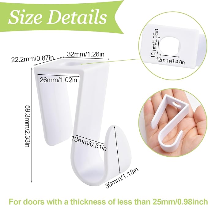 Over Cabinet Door Hooks - Image 2