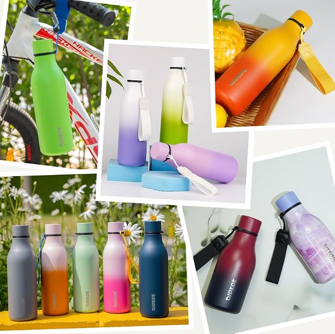 BJPKPK Insulated Water Bottles, 12oz Stainless Steel Metal Water Bottle - Image 6
