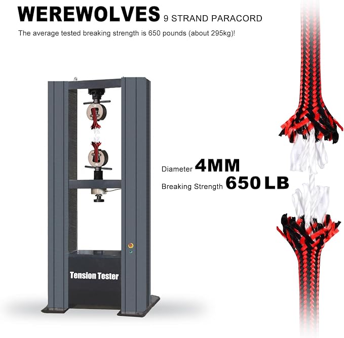 WEREWOLVES 650lb Paracord/Parachute Cord - Image 4