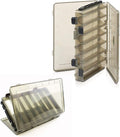 Fishing Tackle Box Set – 2-Pack Double-Sided Reversible Lure Organizer by HEROWORLD