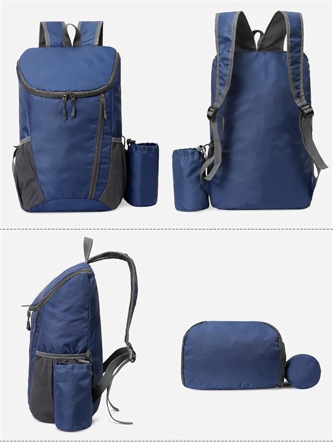 Portable Foldable Backpack Folding Mountaineering Bag, Ultralight Outdoor - Image 3