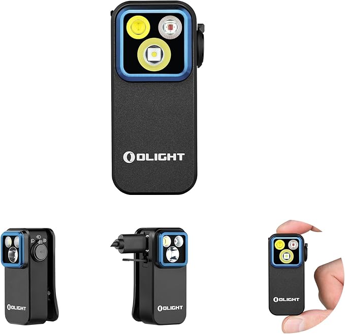 OLIGHT Oclip Pro EDC Flashlight Clip-on Light, Rechargeable 500 Lumens by OLIGHT