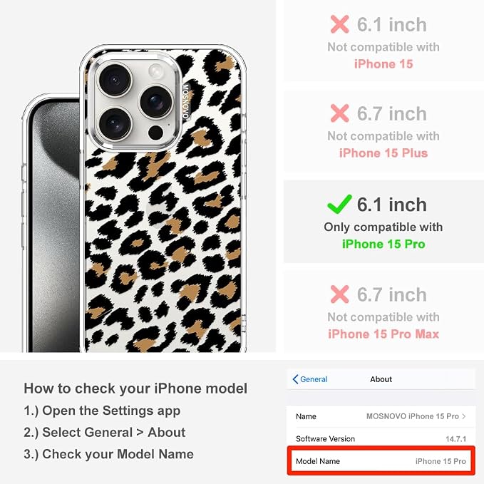 MOSNOVO Case for iPhone 15 Pro - Image 2