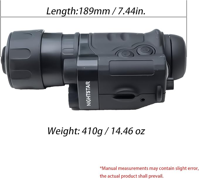 NightStar Digital Night Vision 4x50mm Monocular, 15 Degrees - Image 4
