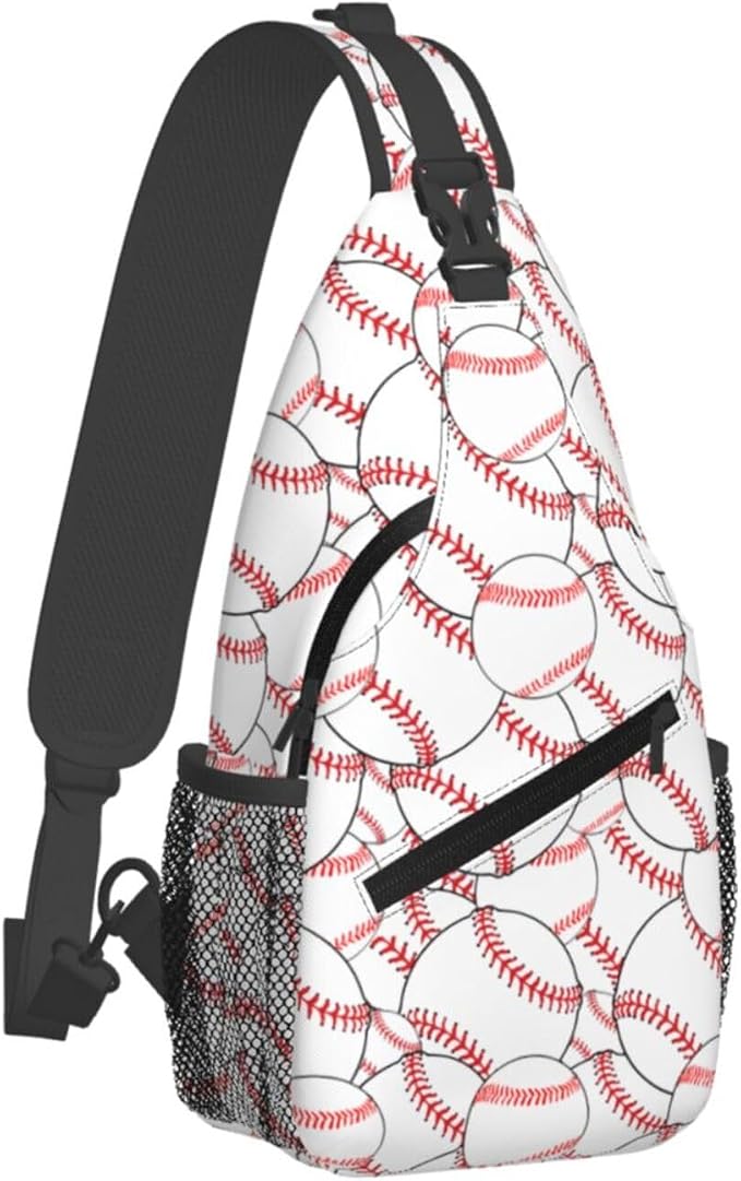Sling Backpack For Men Hiking Daypack Crossbody Shoulder Bag Travel Chest Pack by Wizfuyq