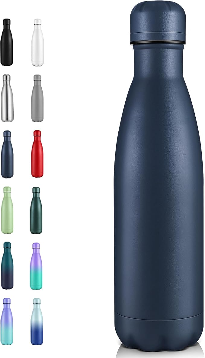 Volhoply 17oz Insulated Stainless Steel Water Bottle, Double Wall Vacuum Flask by LiveFully%EF%BC%8CDrinkFreely%E2%80%94KeepGoingwithVolhoply%EF%BC%81